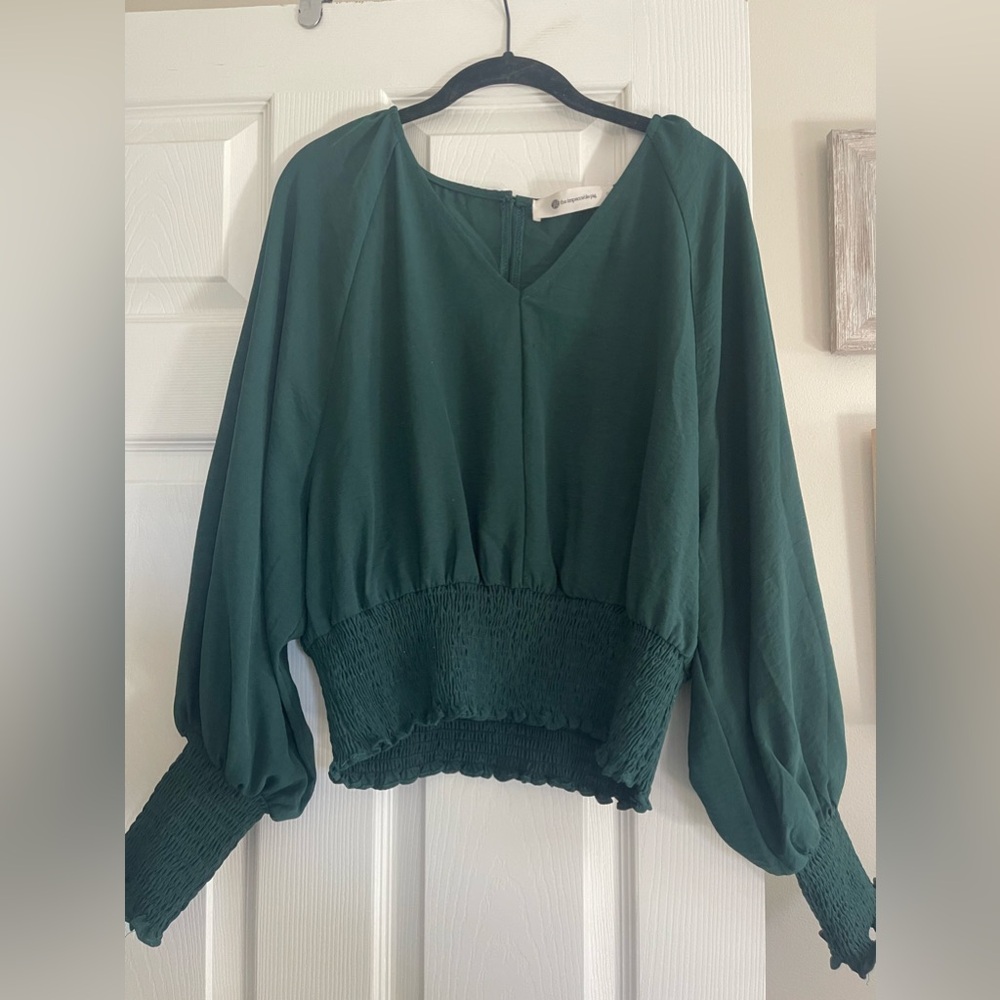 Emerald Green Blouse